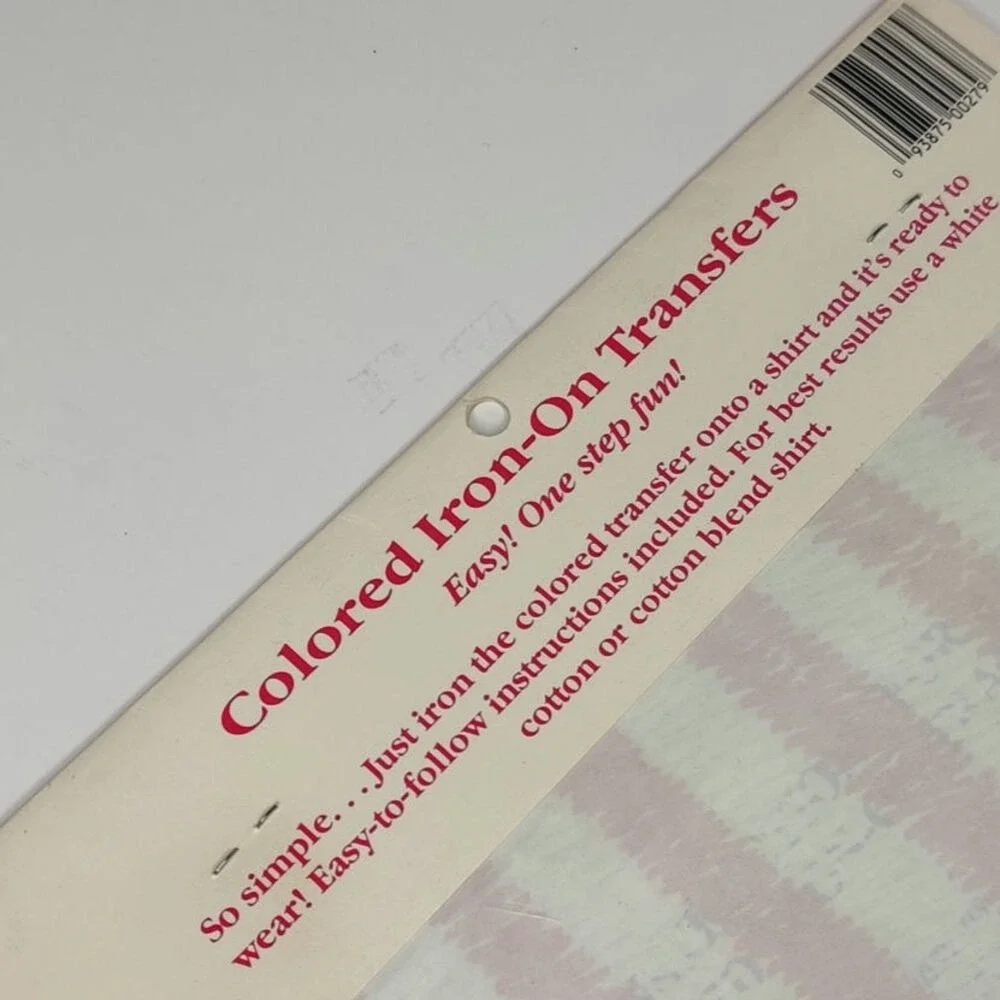 Gick Publishing American Flag Red White and Blue Iron‎ On Transfer Vintage 1991